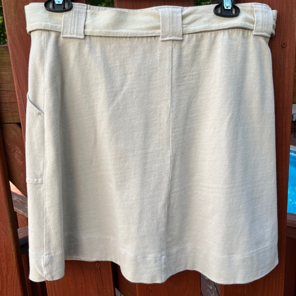 Garnet Hill Cotton Mini Skirt, Size 10 - Picture 3 of 8